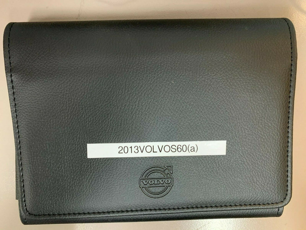 2013 Volvo S60 Genuine OEM Owner's Manual Set with Case--Free Shipping!