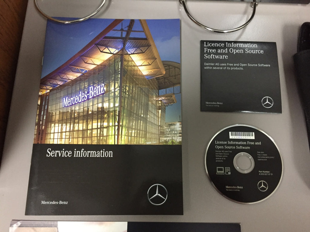2017 Mercedes-Benz C-Class Sedan Wagon Genuine OEM Owner's Manual Set w/Case