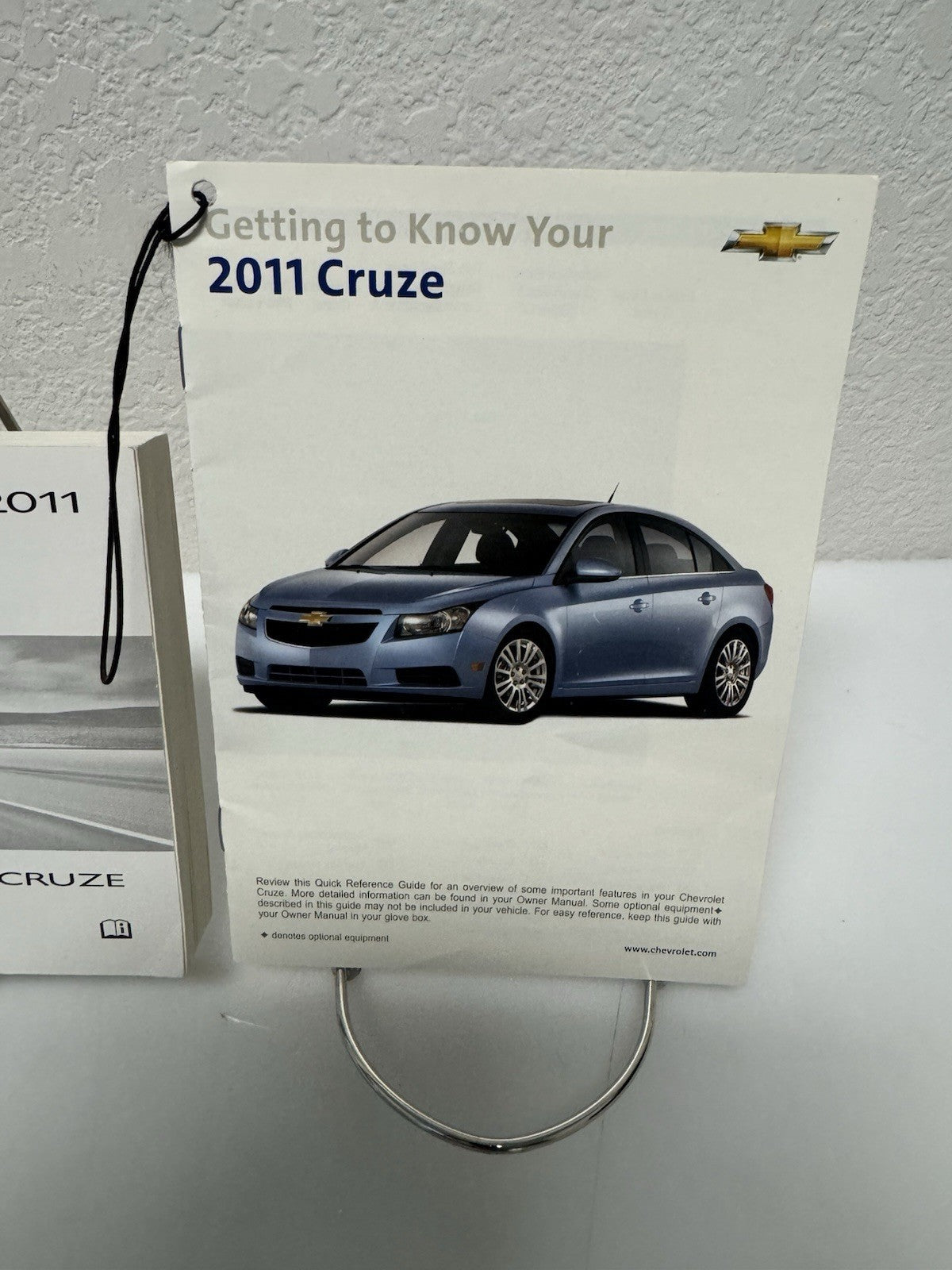 2011 Chevrolet Cruze Genuine OEM Owner's Manual w/Bonus Key FOB--Free Shipping!