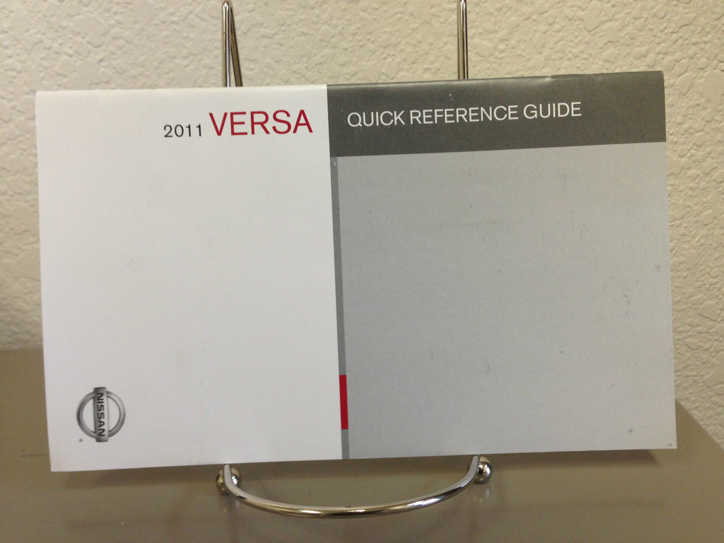 2011 Nissan Versa Genuine OEM Owner's Manual with Case--Fast Free Shipping