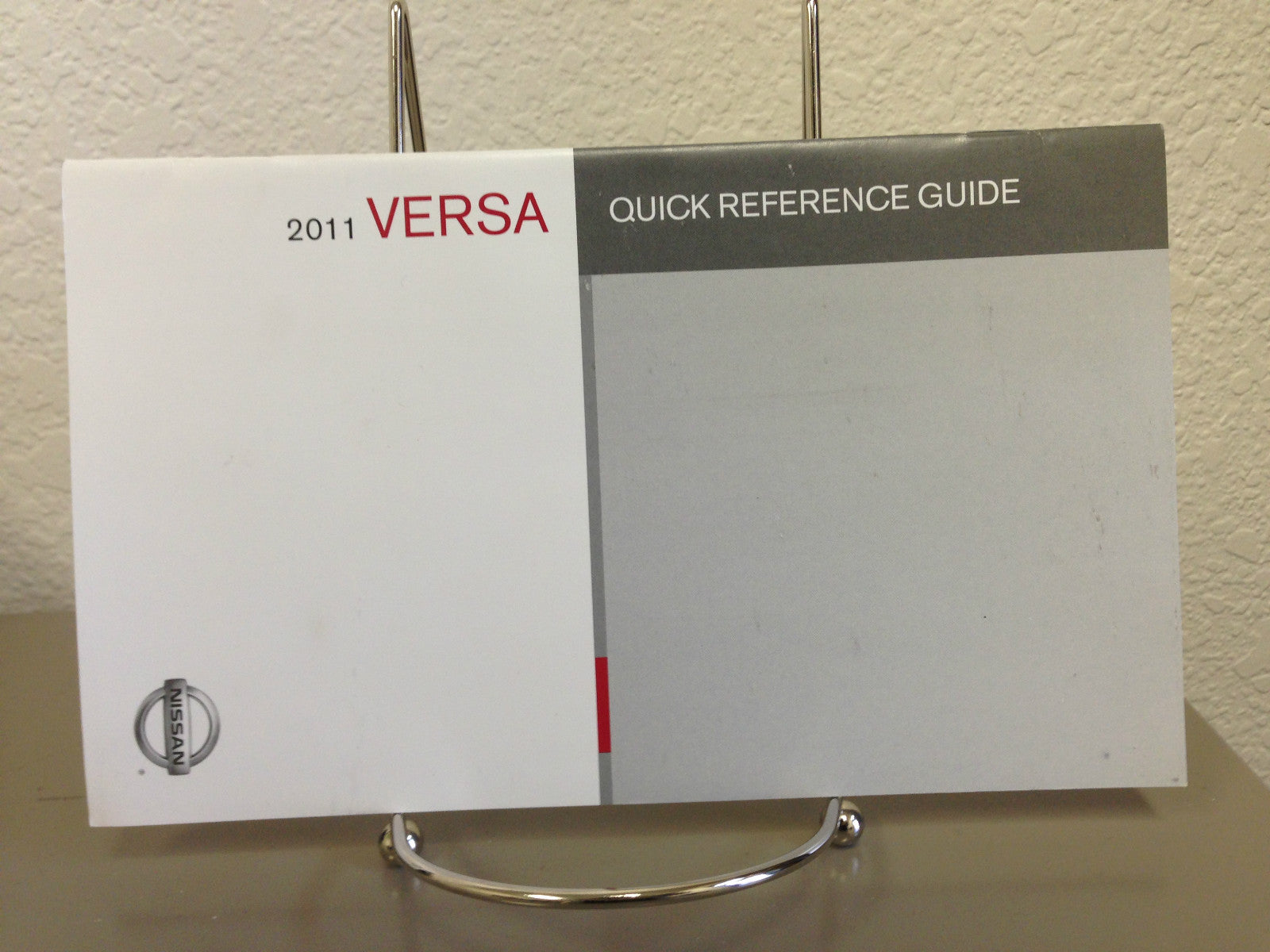 2011 Nissan Versa Genuine OEM Owner's Manual with Case--Fast Free Shipping