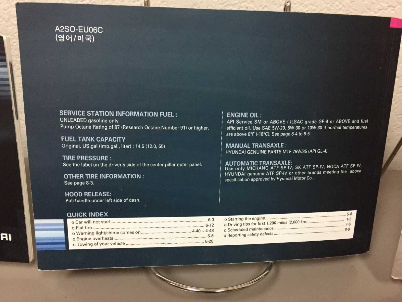 2011 Hyundai Tucson Genuine OEM Owner's Manual Set w/Hyundai Case-Free Shipping!