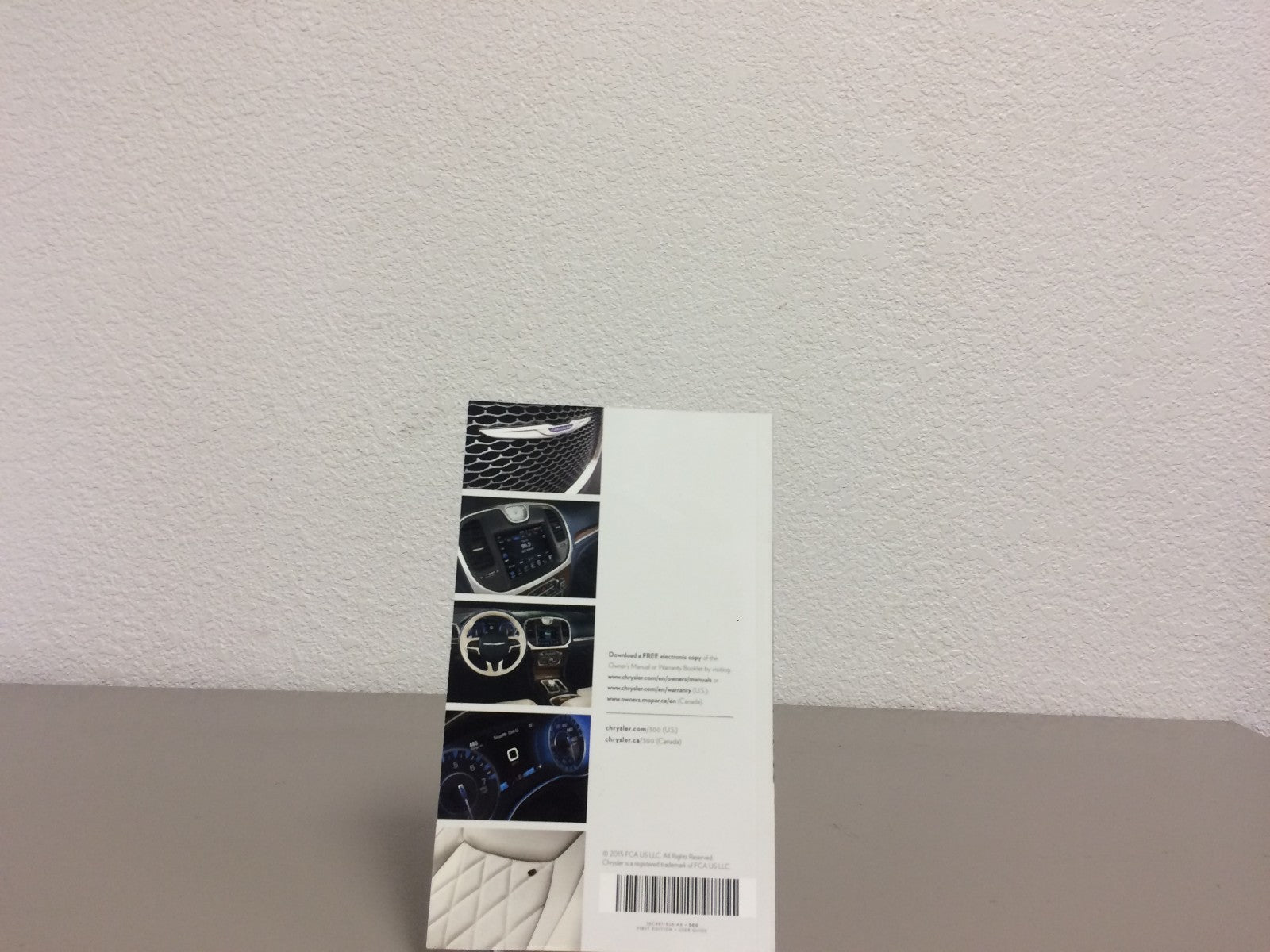2016 Chrysler 300 Genuine OEM Owner's Manual with Case--Fast Free Shipping!