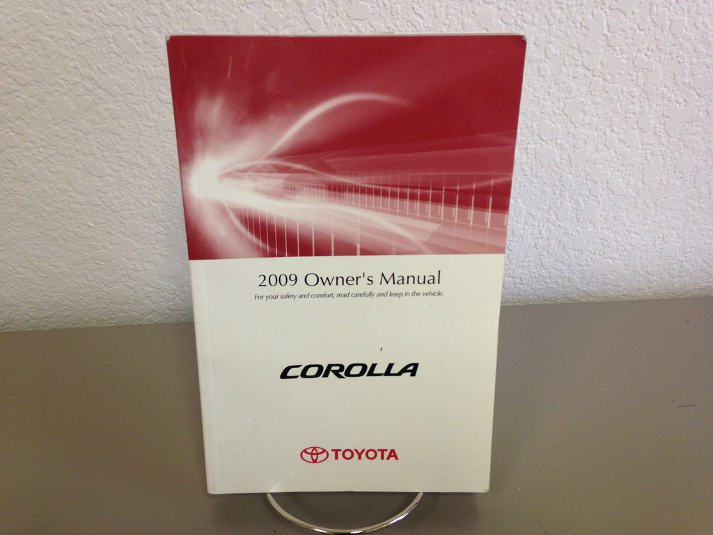 2009 Toyota Corolla OEM Owner's Manual w/ Supplements - Free Shipping