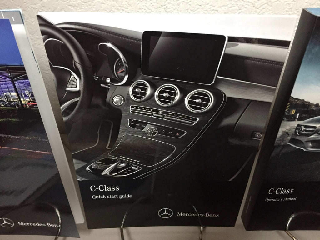 2016 Mercedes-Benz C-Class C350e Hybrid Sedan Genuine OEM Owner's Manual Set