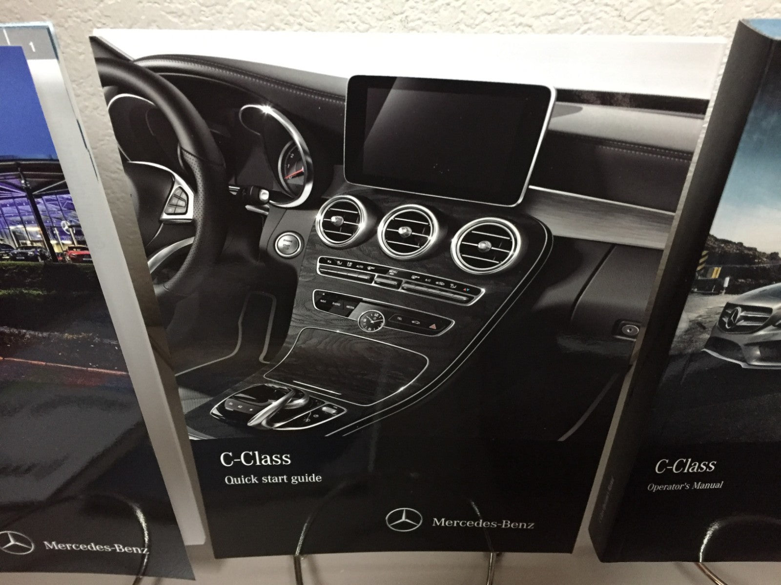 2016 Mercedes-Benz C-Class C350e Hybrid Sedan Genuine OEM Owner's Manual Set