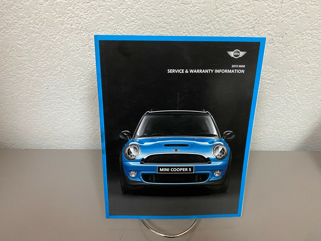 2013 Mini Cooper Mini Clubman Cooper S John Cooper Works OEM Owner's Manual Set