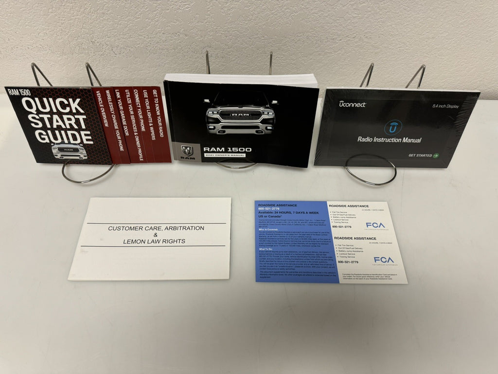 2021 Dodge Ram 1500 Genuine OEM Owner's Manual Set w/Free Shipping!!!