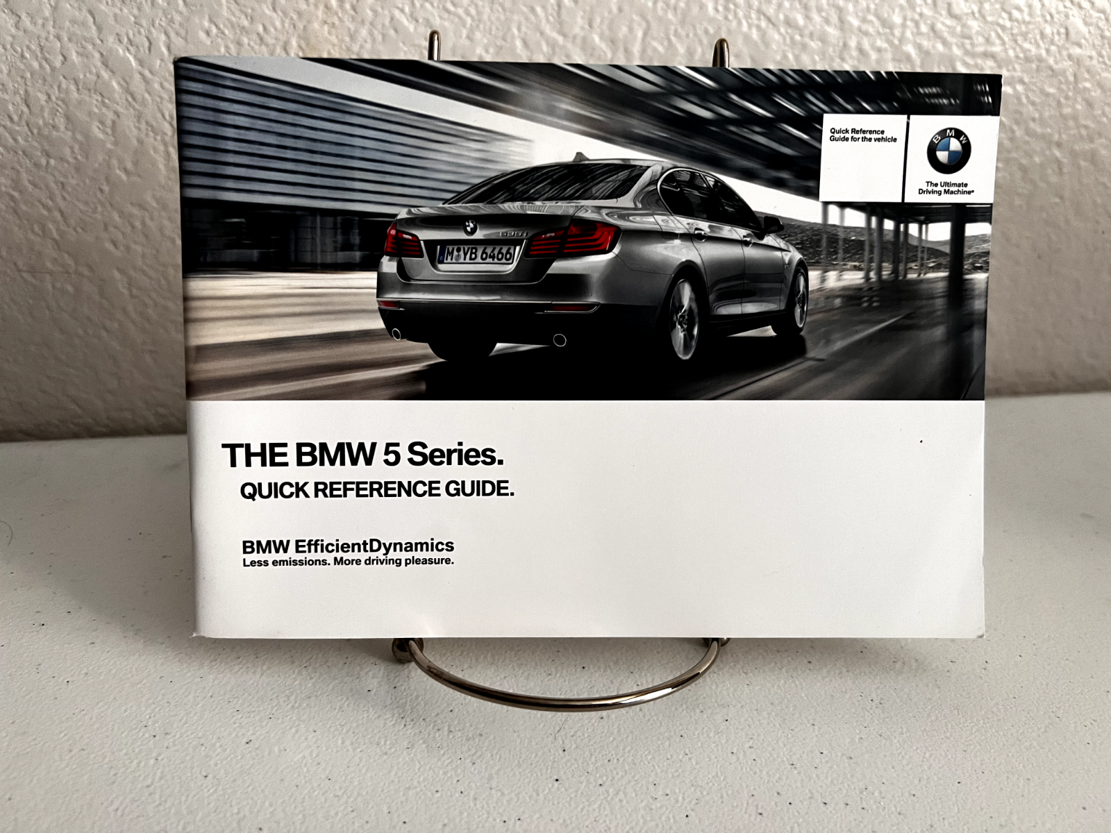 2014 BMW 5 Series Sedan 528i 535i 535d 550i xDrive OEM Owner's Manual Set