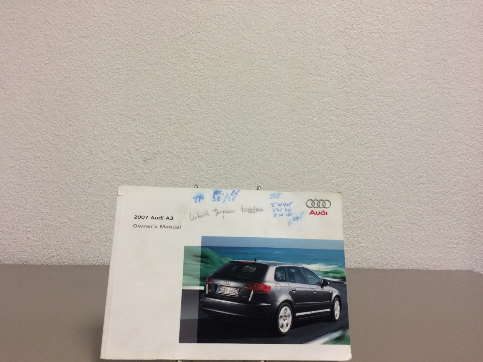 2007 Audi A3 Genuine OEM Owner's Manual Set w/Navigation Manual & Audi Case