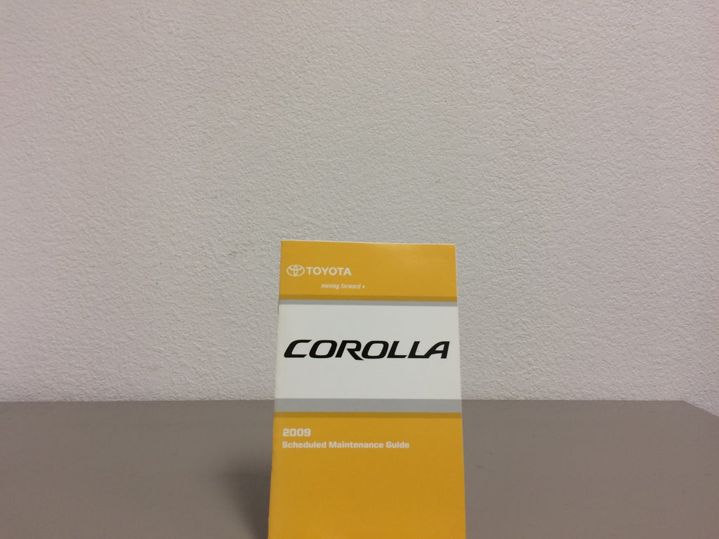 2009 Toyota Corolla Genuine OEM Owner's Manual Set w/Toyota Case-Free Shipping!!