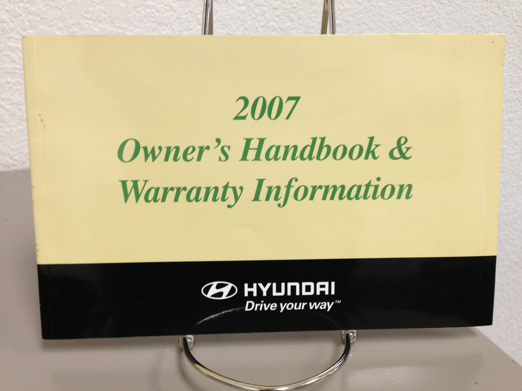 2007 Hyundai Santa Fe OEM Owner's Manual Set w/ Supplements & Case Free Shipping