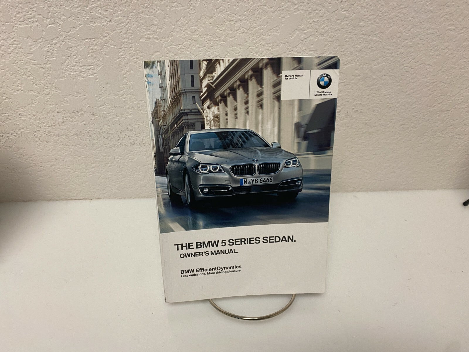 2015 BMW 5 Series Sedan 528i 535i 550i 535d xDrive OEM Owner's Manual w/Case