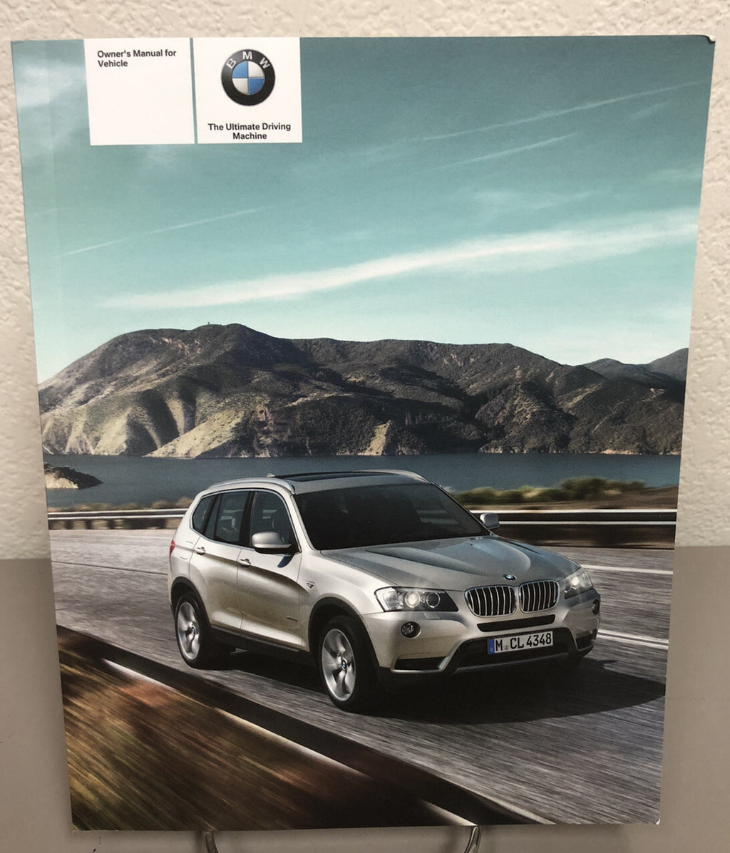 2011 BMW X3 xDrive 2.8i X3 xDrive 3.5i Genuine OEM Owner's Manual w/Case