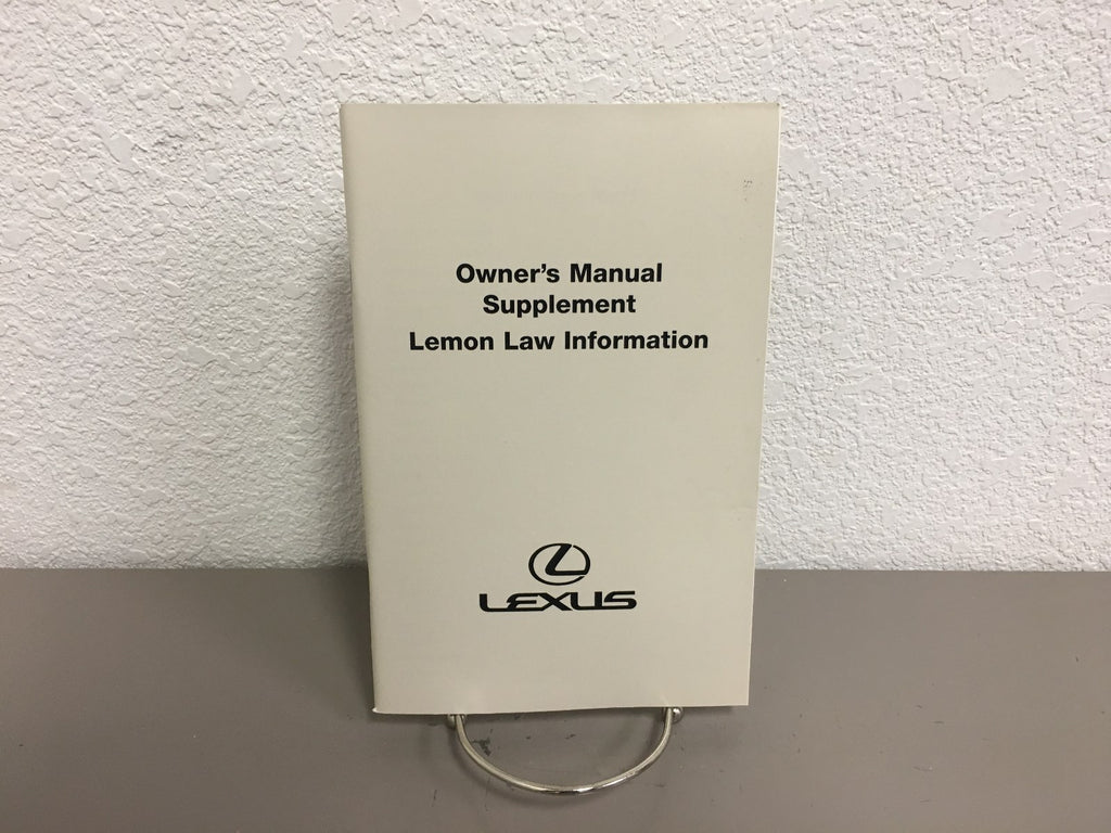 2001 Lexus RX 300 Genuine OEM Owner's Manual Set w/Lexus Case-Free Shipping