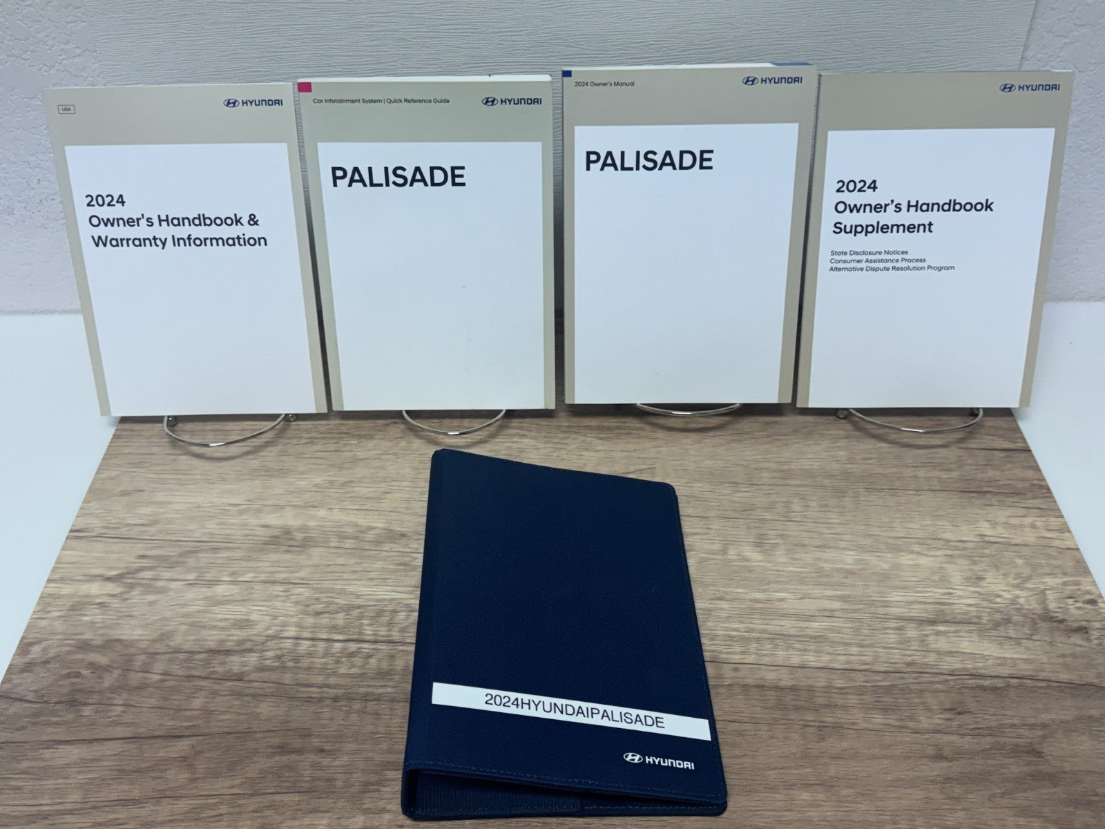 2024 Hyundai Palisade Genuine OEM Owner's Manual Set w/Hyundai Case