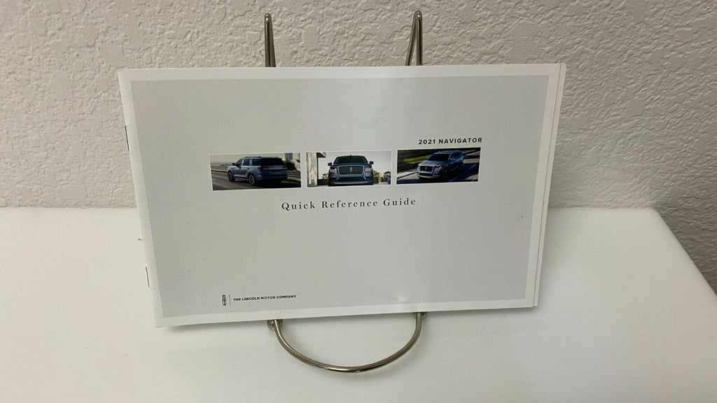 2021 Lincoln Navigator OEM Owner's Manual w/Navigation & Case