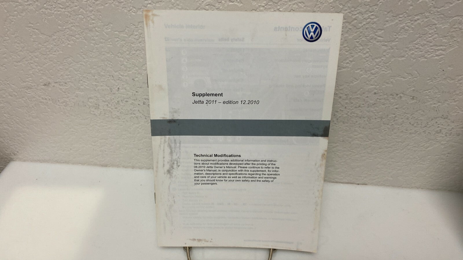 2011 Volkswagen VW Jetta Genuine OEM Owner's Manual Set w/Case--Free Shipping!!