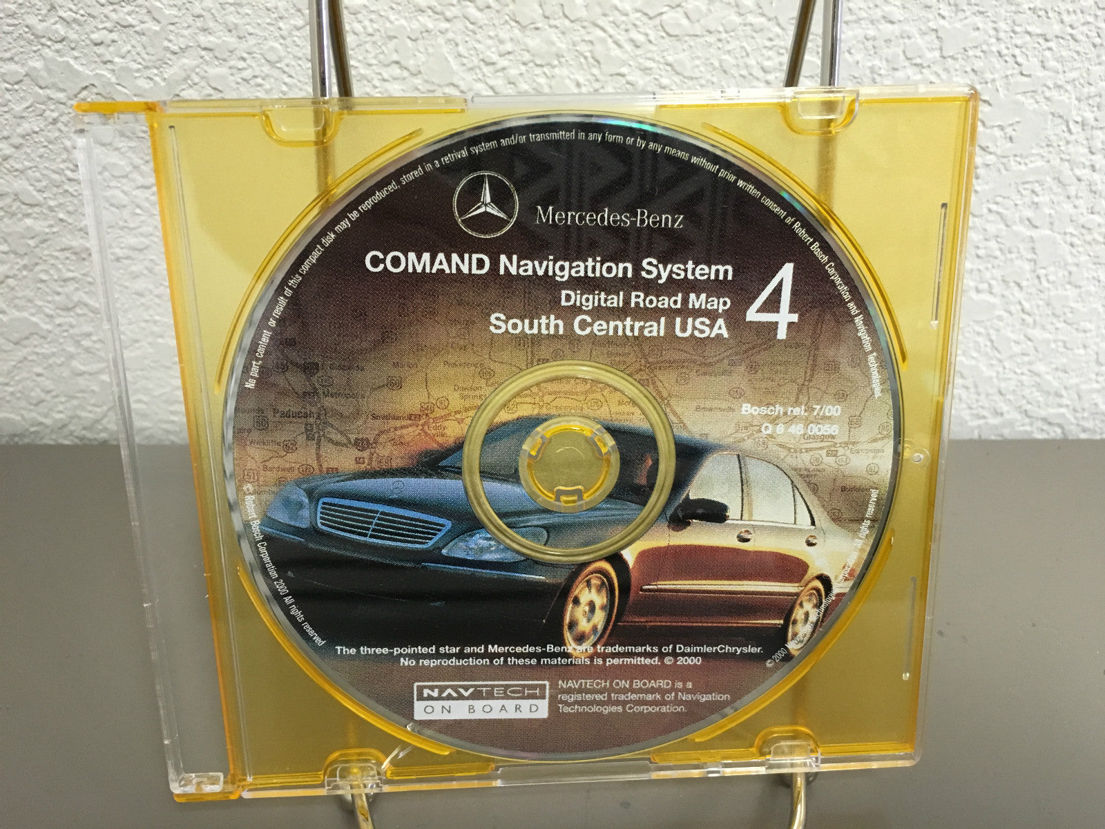 2000 MERCEDES NAVIGATION DVD COMAND DIGITAL ROAD MAP SOUTH CENTRAL Q 6 46 0056