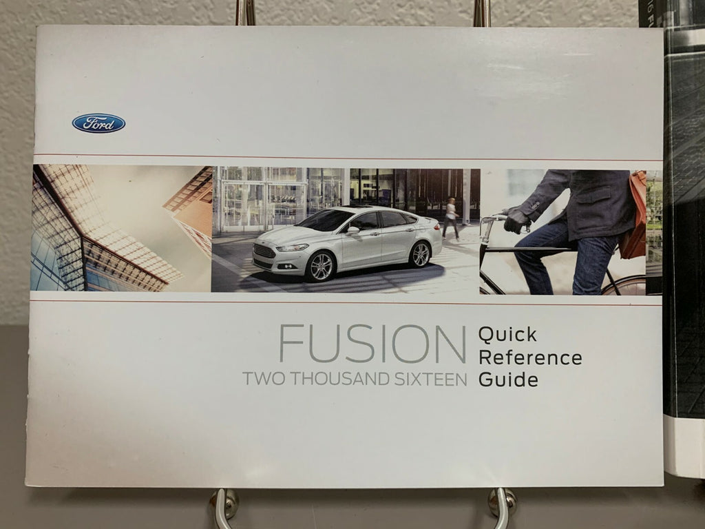 2016 Ford Fusion Genuine OEM Owner's Manual Set with Ford Case--Free Shipping!!!