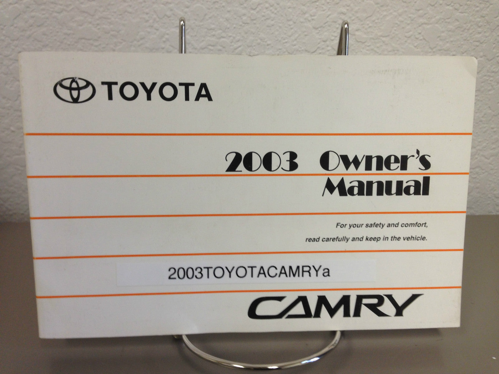 2003 Toyota Camry Genuine OEM Owner's Manual Set--Free Shipping!!!