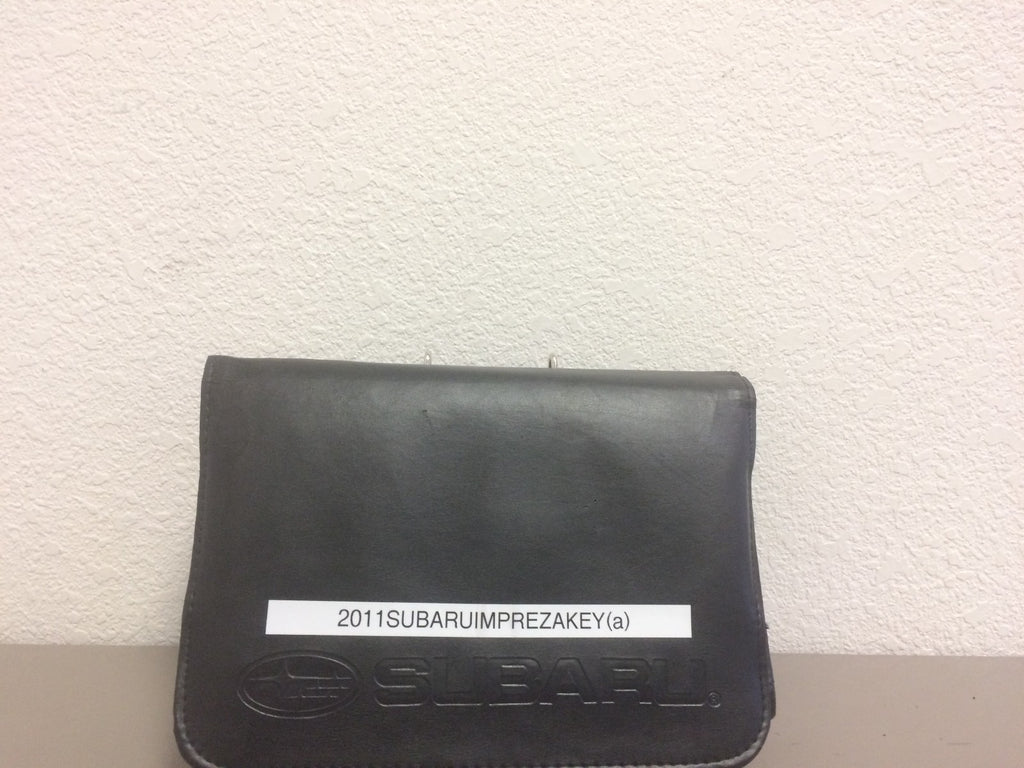 2011 Subaru Impreza Genuine OEM Owner's Manual Set w/Case & Bonus Key FOB