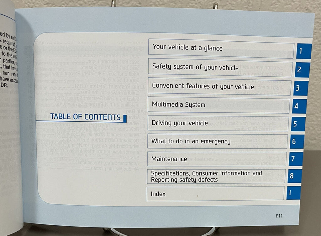 2017 Hyundai Sonata Genuine OEM Owner's Manual Set w/ Hyundai Case-Free Shipping