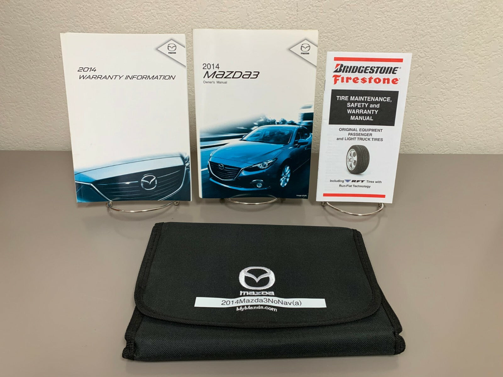 2014 Mazda 3 Genuine OEM Owner's Manual Set with Mazda Case--Free Shipping!!!
