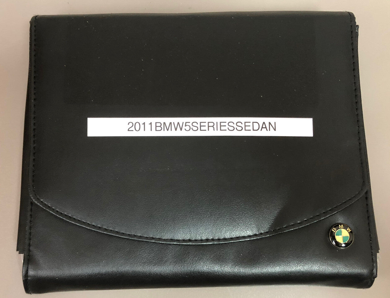2011 BMW 5-Series Sedan Genuine OEM Owner's Manual Set w/BMW Case--Free Shipping
