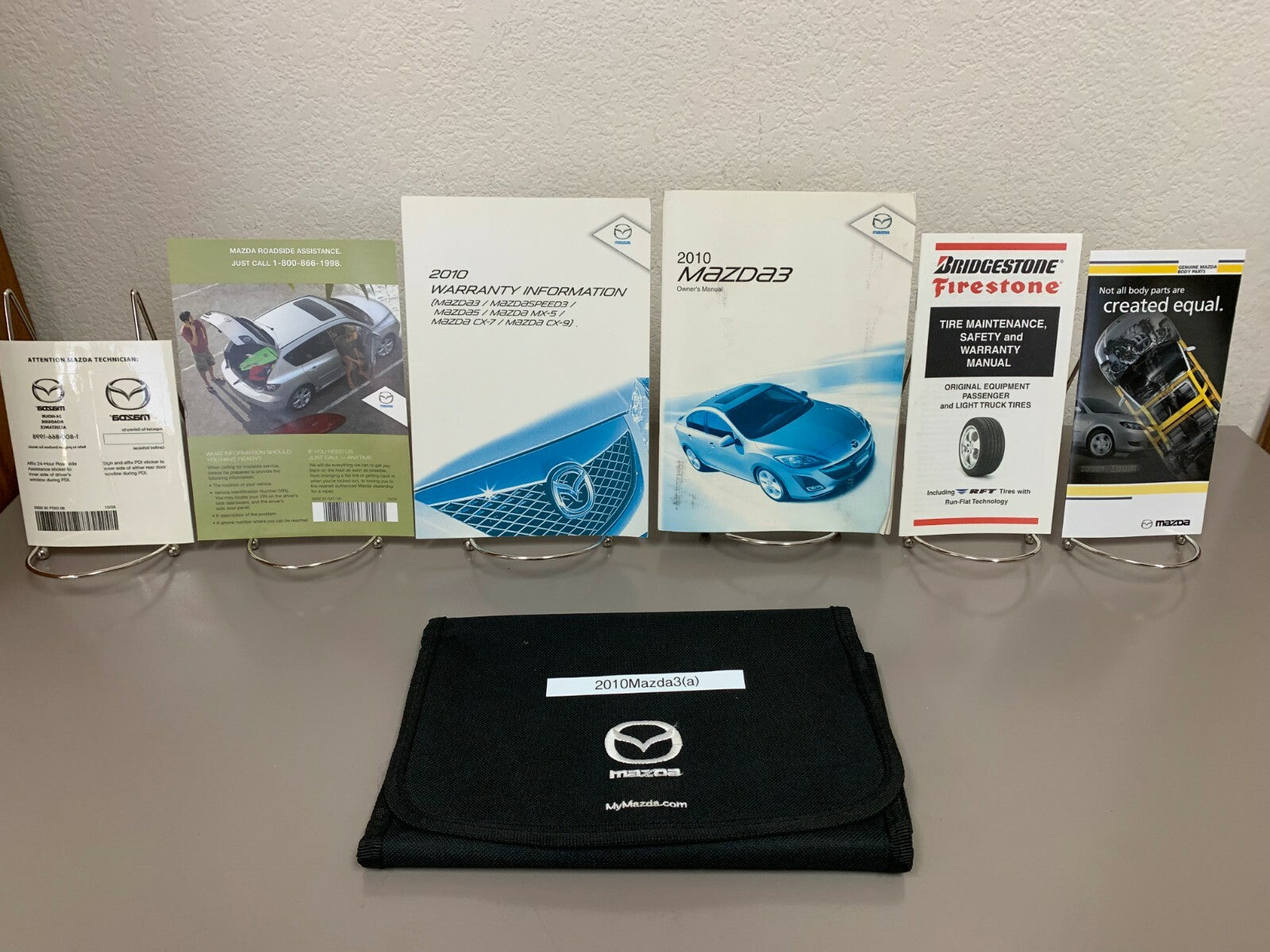 2010 Mazda 3 Genuine OEM Owner's Manual Set with Mazda Case--Free Shipping!!!
