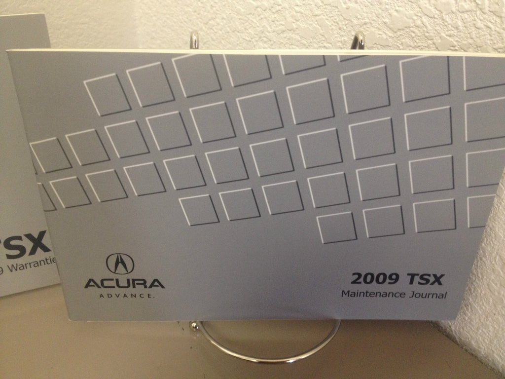 2009 Acura TSX Genuine OEM Owner's Manual Set with Case--Fast Free Shipping