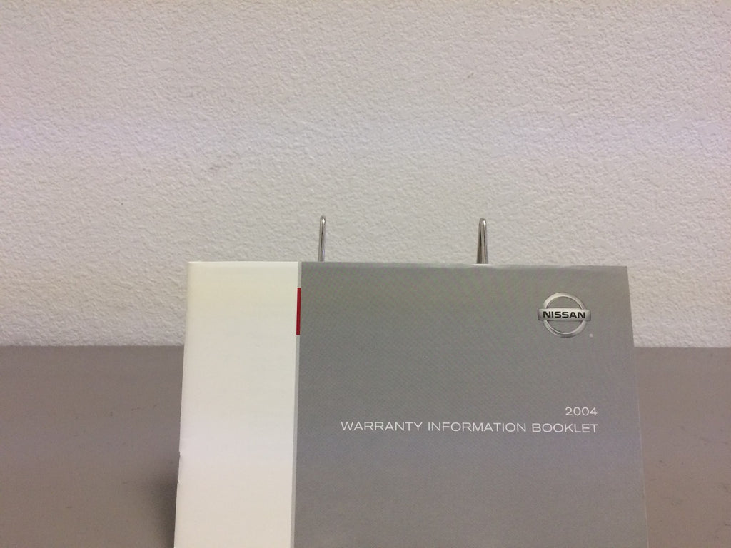 2004 Nissan Altima Genuine OEM Owner's Manual Set with Free Shipping!