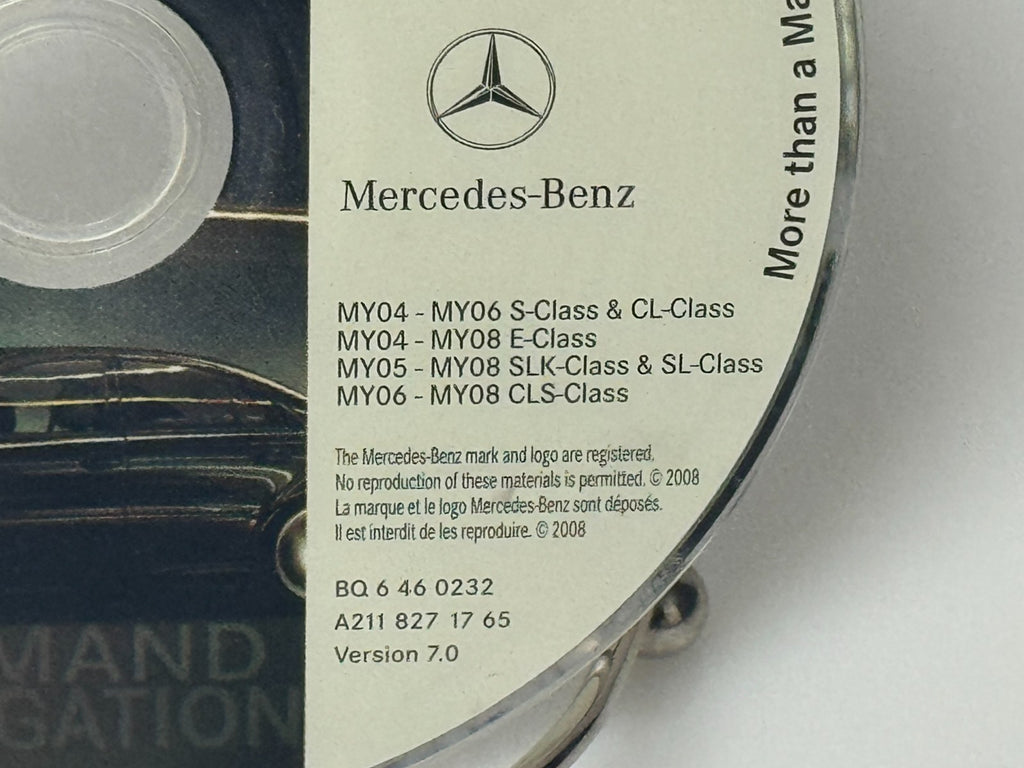 2004-2008 MERCEDES BENZ OEM CL CLK E S SL SLK NAVIGATION DISC BQ 6460232 v7.0