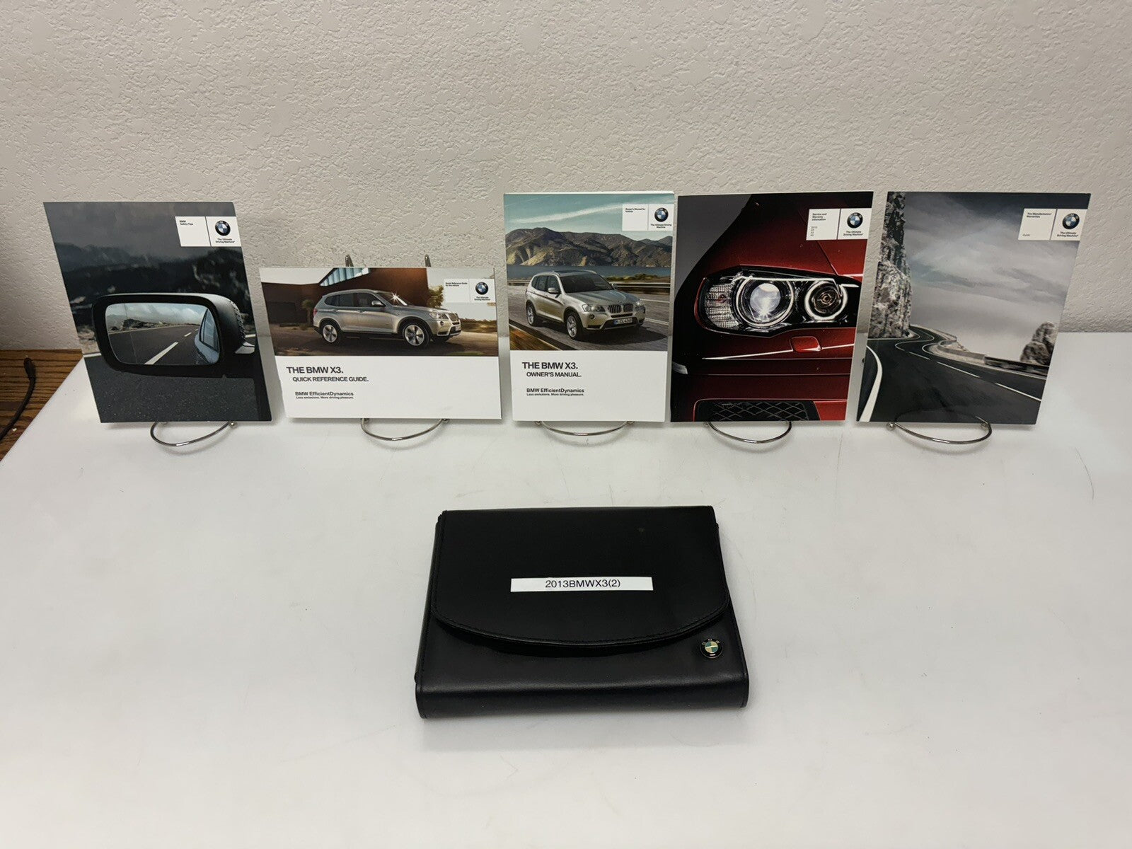 2013 BMW X3 xDrive28i xDrive35i Genuine OEM Owner's Manual Set w/BMW Case