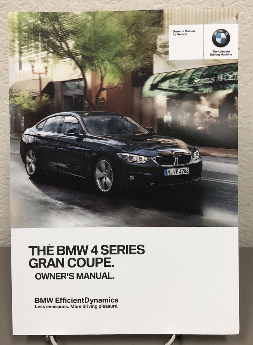 2015 BMW 4-Series Gran Coupe Owner's Manual Set for all 428i 435i xDrive Models