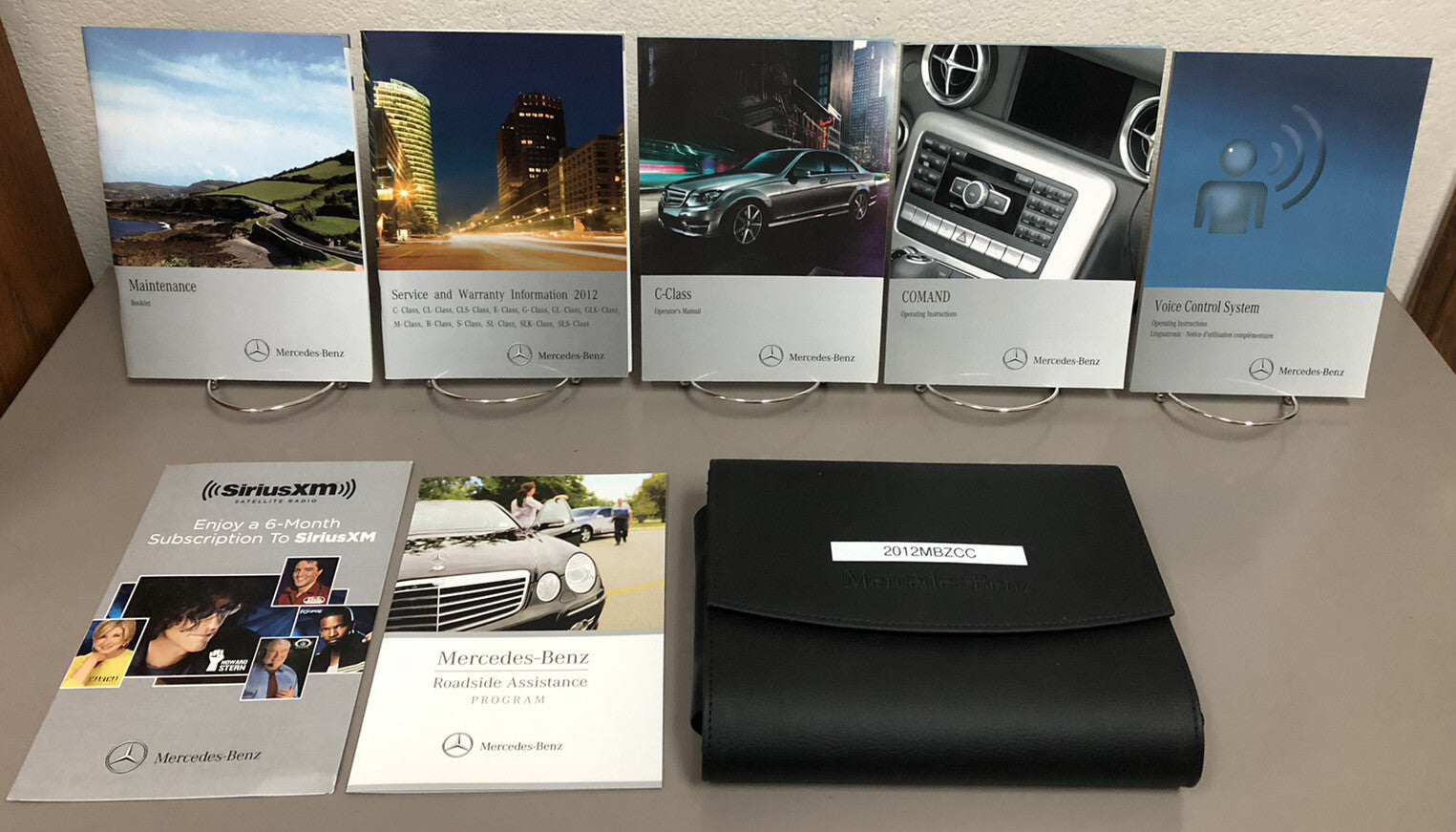 2012 Mercedes-Benz C-Class C250 C300 C350 4MATIC C63 AMG Owner's Manual w/Comand