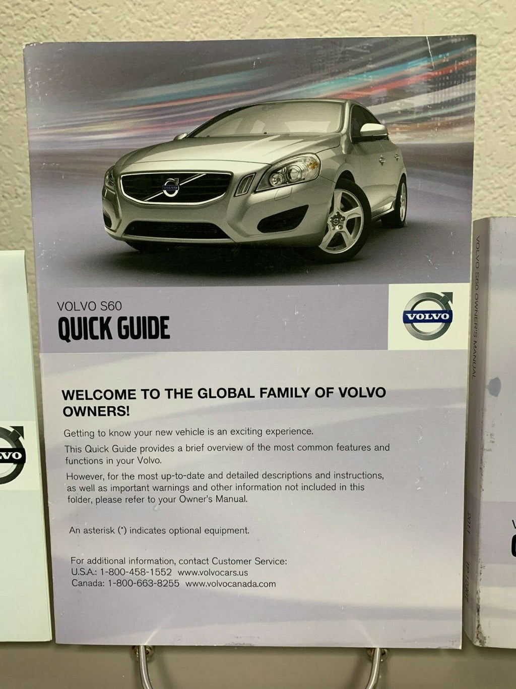 2011 Volvo S60 Genuine OEM Owner's Manual Set with Case--Free Shipping!