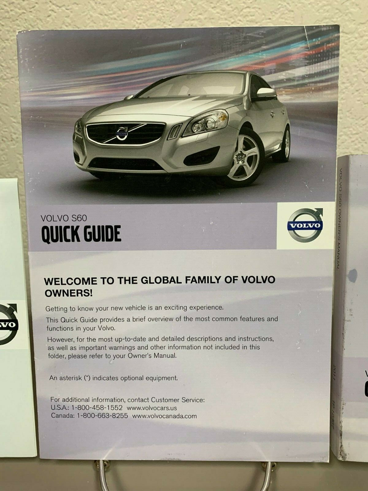2011 Volvo S60 Genuine OEM Owner's Manual Set with Case--Free Shipping!