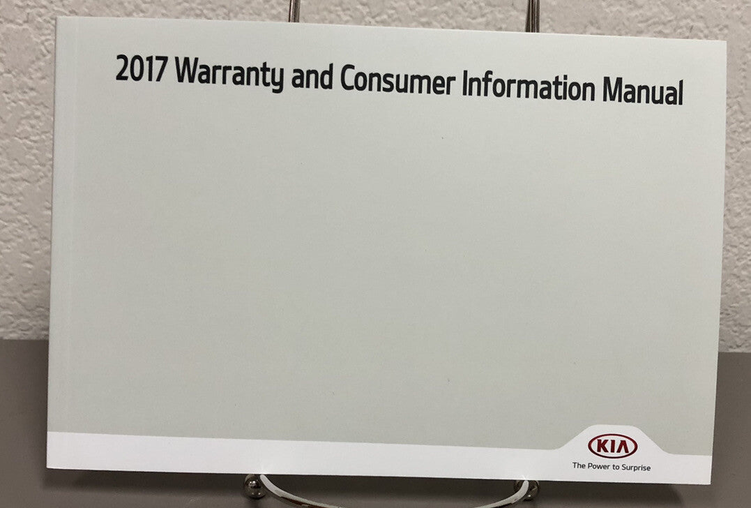 2017 Kia Soul Genuine OEM Owner's Manual Set w/Supplements & Case-Free Shipping!
