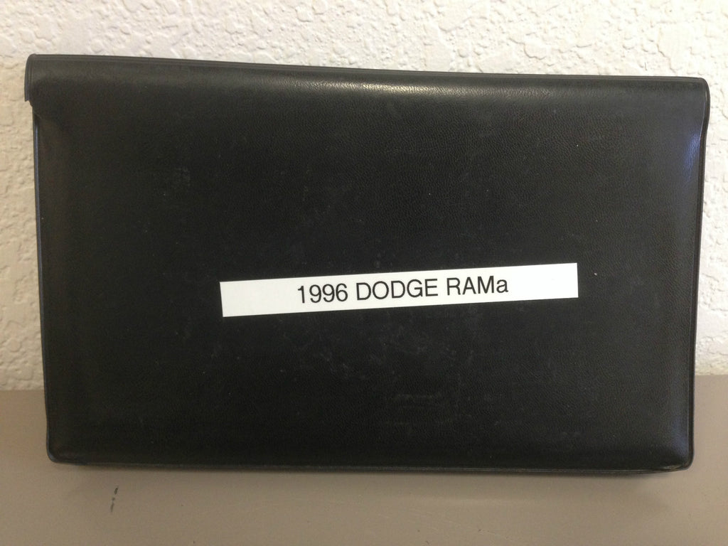 1996 Dodge Ram Pickup Genuine OEM Owner's Manual Set w/Dodge Case--Free Shipping