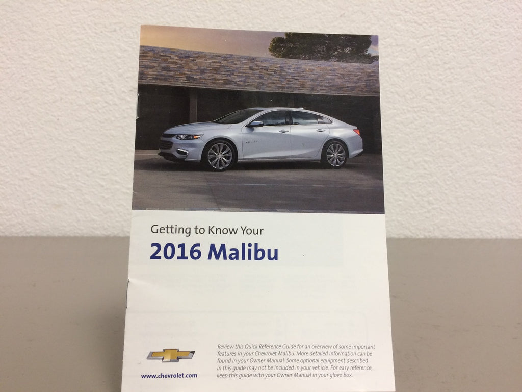 2016 Chevrolet Chevy Malibu Genuine OEM Owner's Manual Set--Free Shipping!