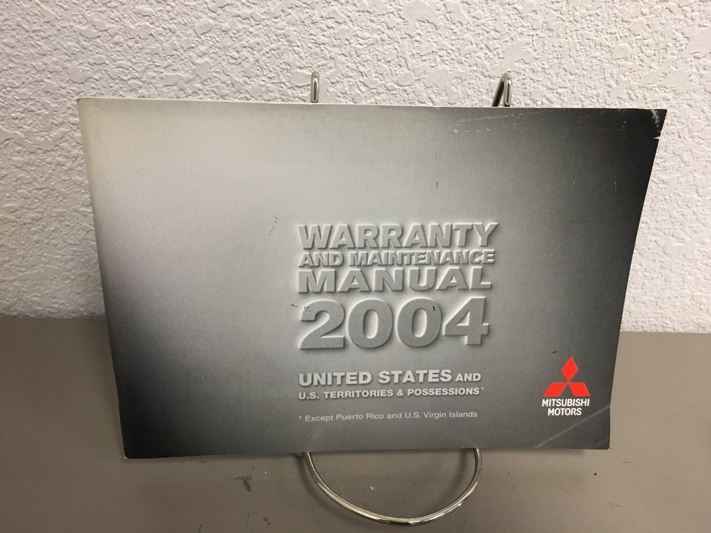 2004 Mitsubishi Lancer Genuine OEM Owner's Manual Set w/Case--Free Shipping!