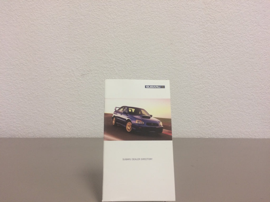 2004 Subaru Legacy / Outback Genuine OEM Owner's Manual Set w/Case-Ships Free!