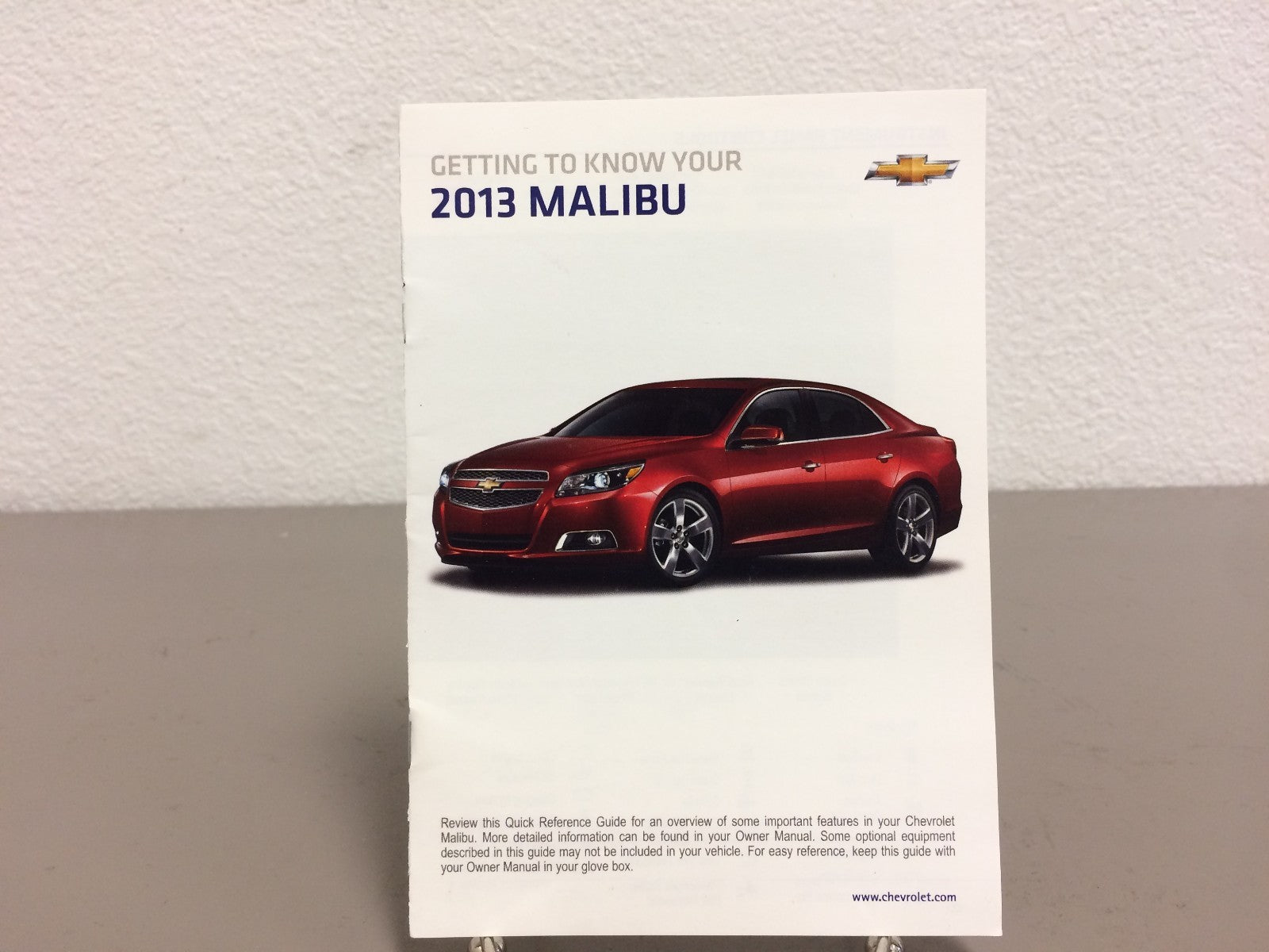 2013 Chevrolet Malibu Genuine OEM Owner's Manual Set--Free Shipping!