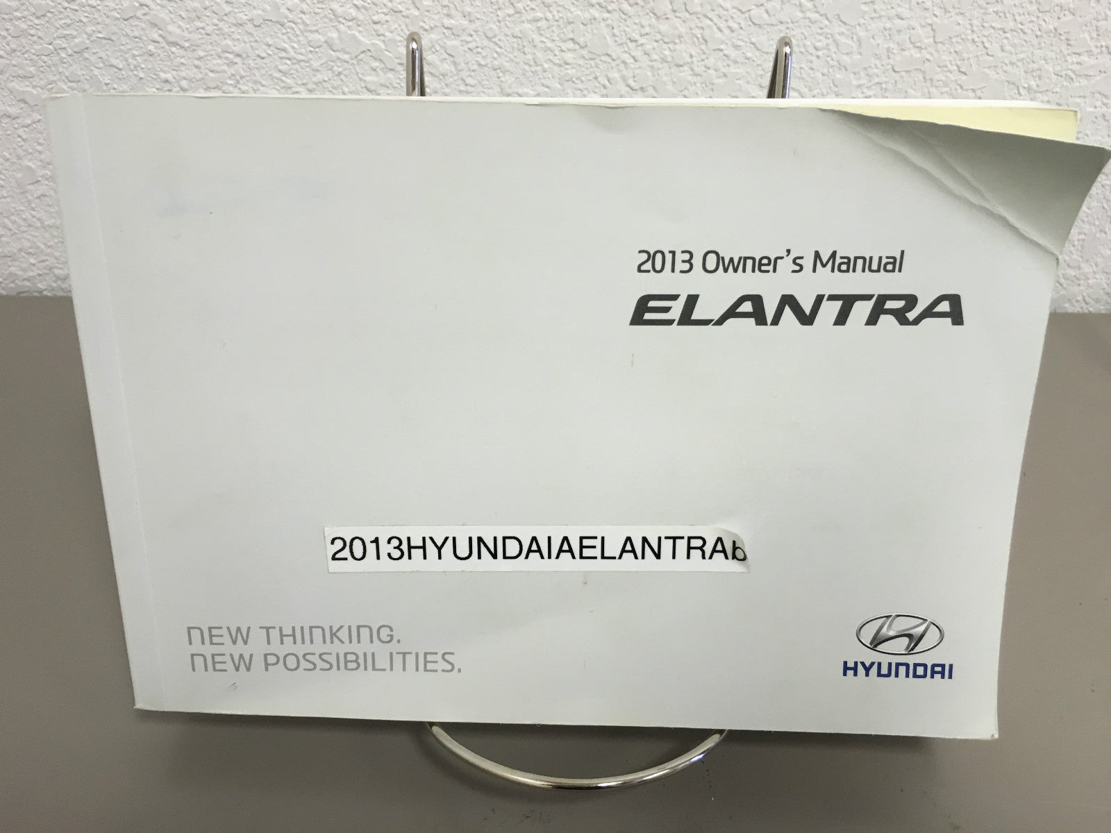2013 Hyundai Elantra Sedan Genuine OEM Owner's Manual - Free Shipping