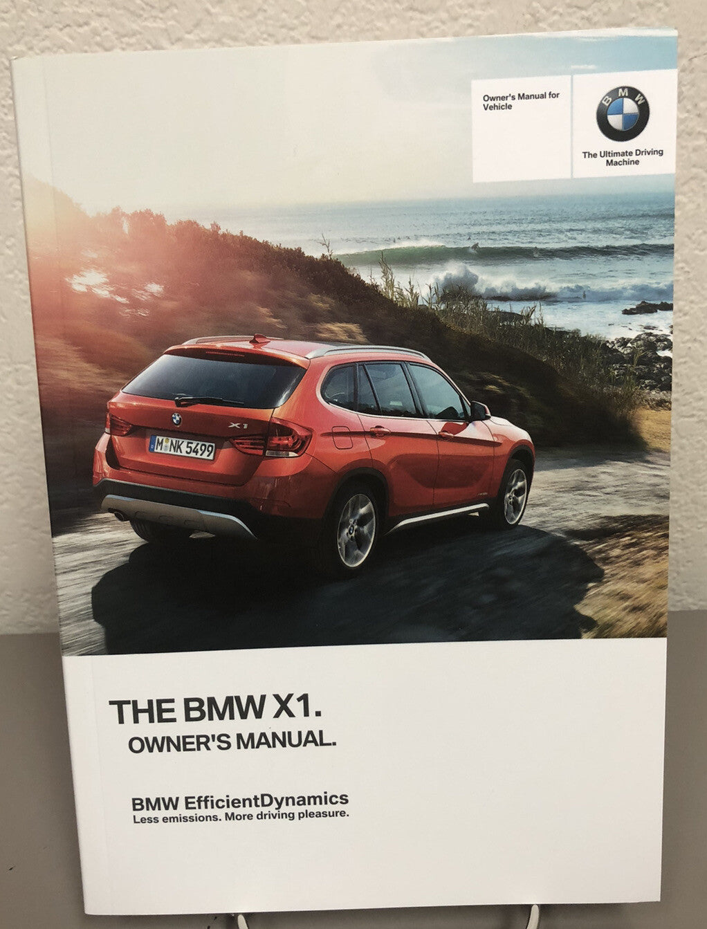 2013 BMW X1 sDrive28i xDrive28i xDrive35i OEM Owner's Manual w/iDrive Navigation