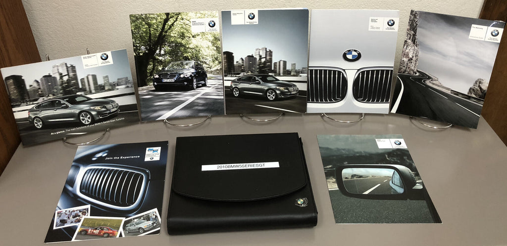 2010 BMW 550i Gran Turismo OEM Owner's Manual with Case Fast Free U.S. Shipping