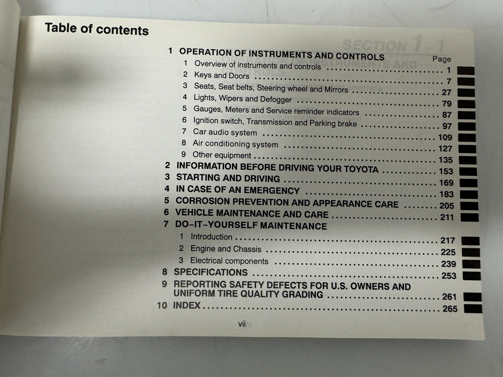2002 Toyota Rav4 Genuine OEM Owner's Manual--Free Shipping!