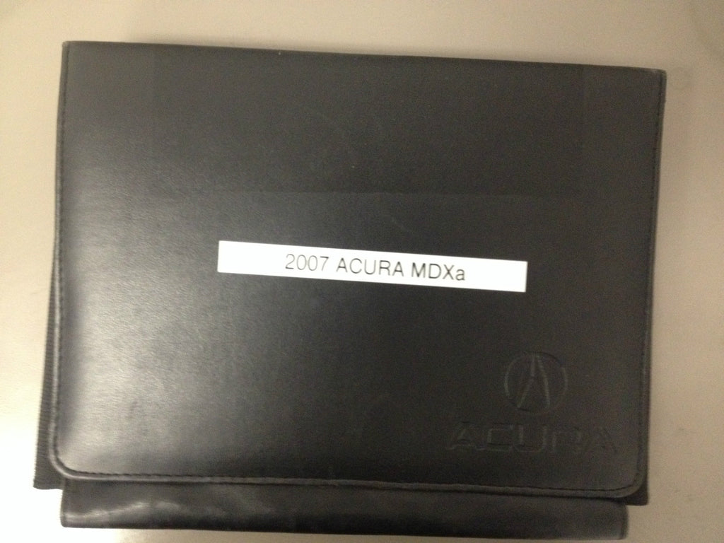 2007 Acura MDX Genuine OEM Owner's Manual Set w/Navigation and Case--Free Ship