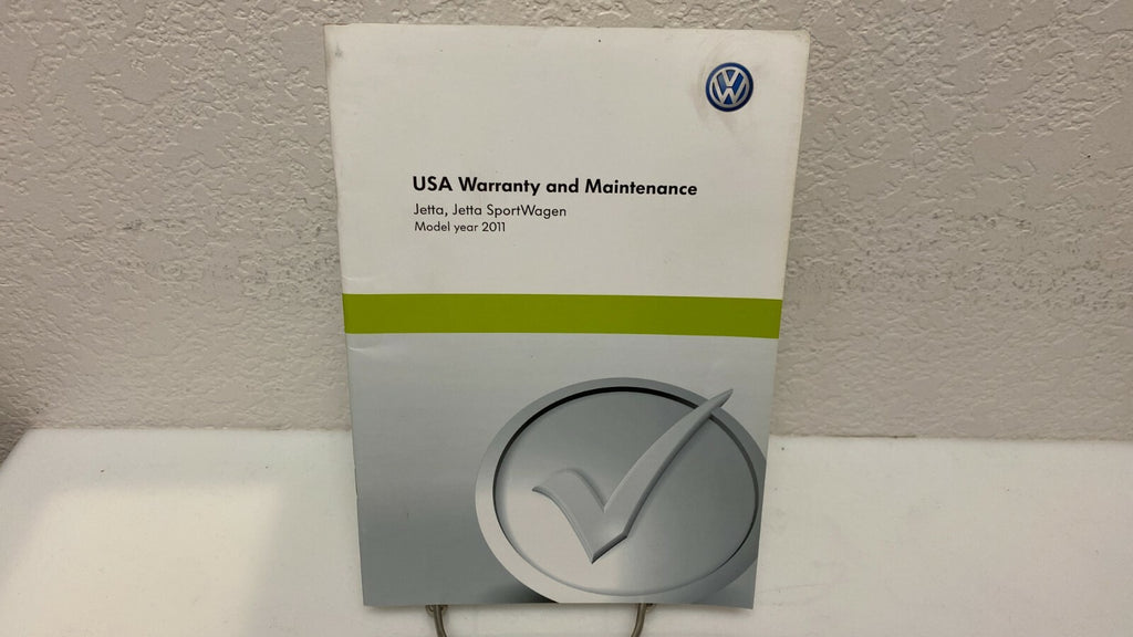 2011 Volkswagen VW Jetta Genuine OEM Owner's Manual Set w/Case Free Shipping!!!